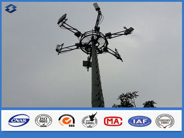 3mm Monopole Menara telekomunikasi Powerline tiang baja listrik