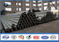 Bahan Q345 30FT 9150mm Galvanized Steel Pole 2.75MM / 3.0MM Ketebalan dinding